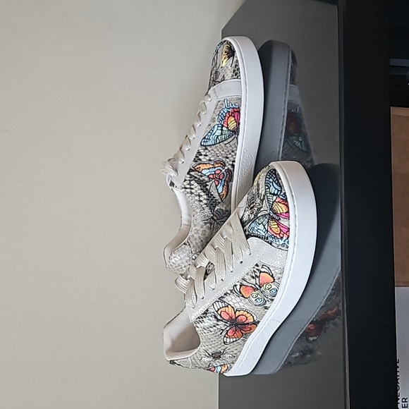 NWOT Johnny Was Butterfly Sneakers - Picture 2 of 5
